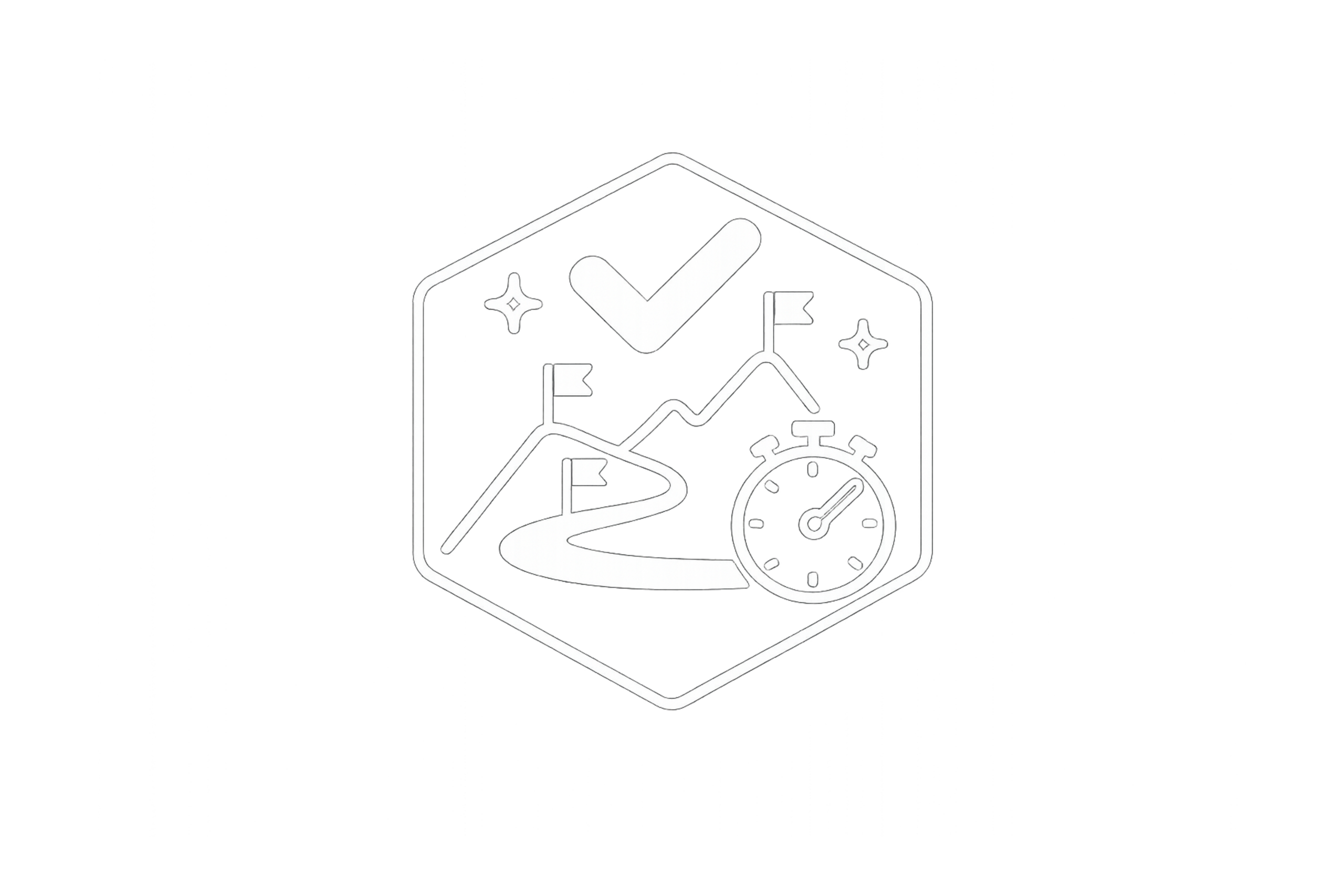 Leadership principle icon representing persistence and a positive mindset